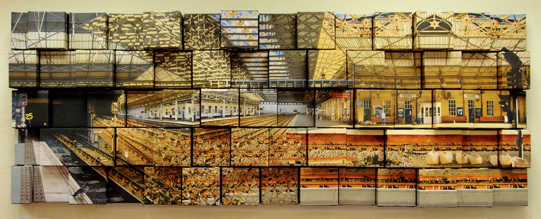 Geometry of Waiting, Huddersfield Train Station by Ali White