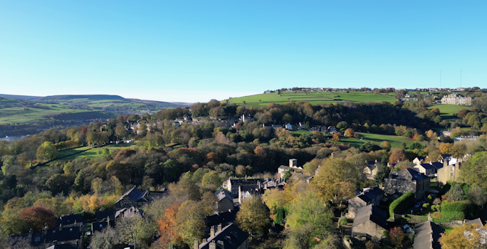 VIEW FROM GOLCAR TO BOLSTER MOOR