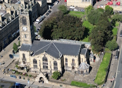 parsih church huddersfield from air